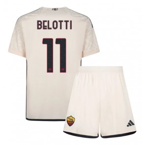 AS Roma Andrea Belotti #11 Gostujuci Dres za Dječji 2023-24 Kratak Rukavima (+ kratke hlače)
